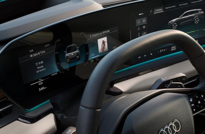 Connectiviteit in de Audi Q6 e-tron